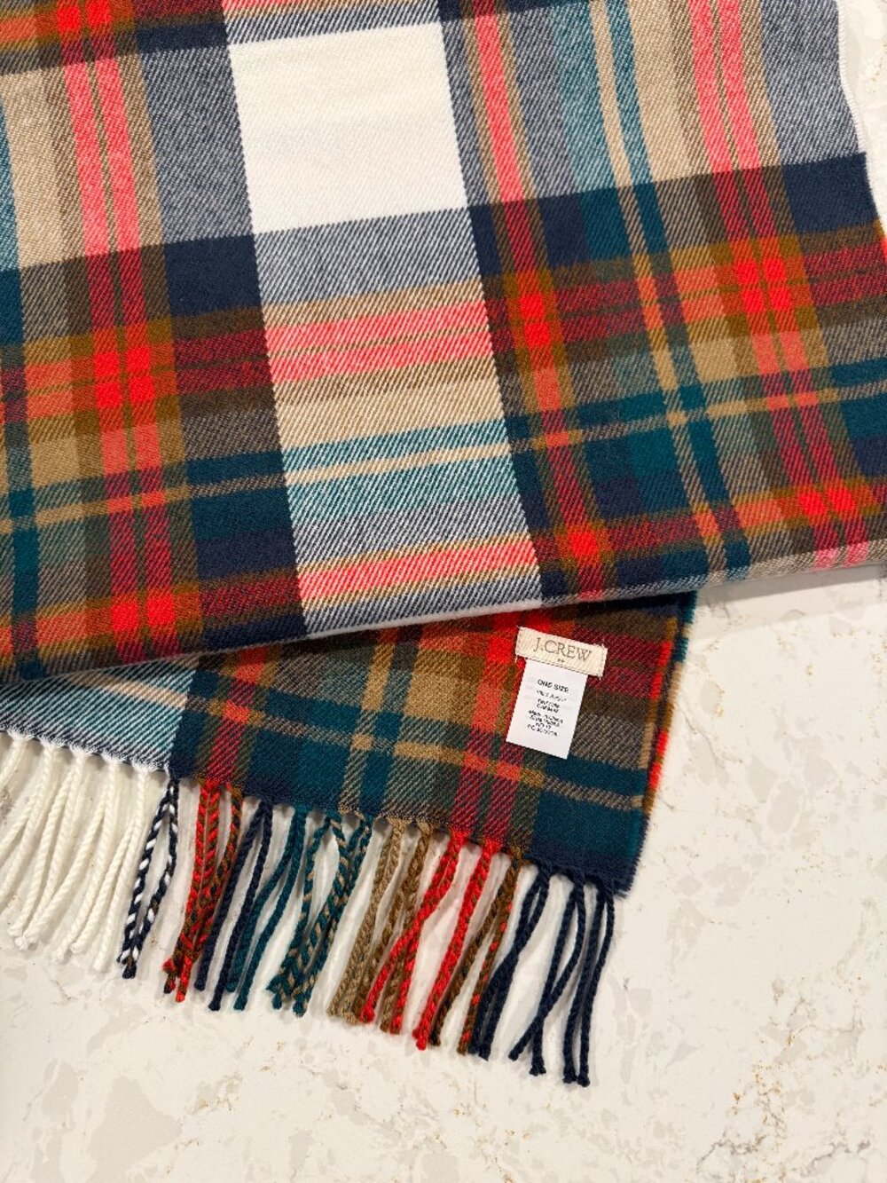 J. Crew Women's Plaid Scarf
